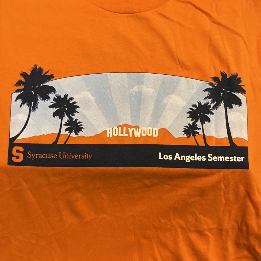 E871 NWOT Hollywood Syracuse university orange T-shirt S/M/XL